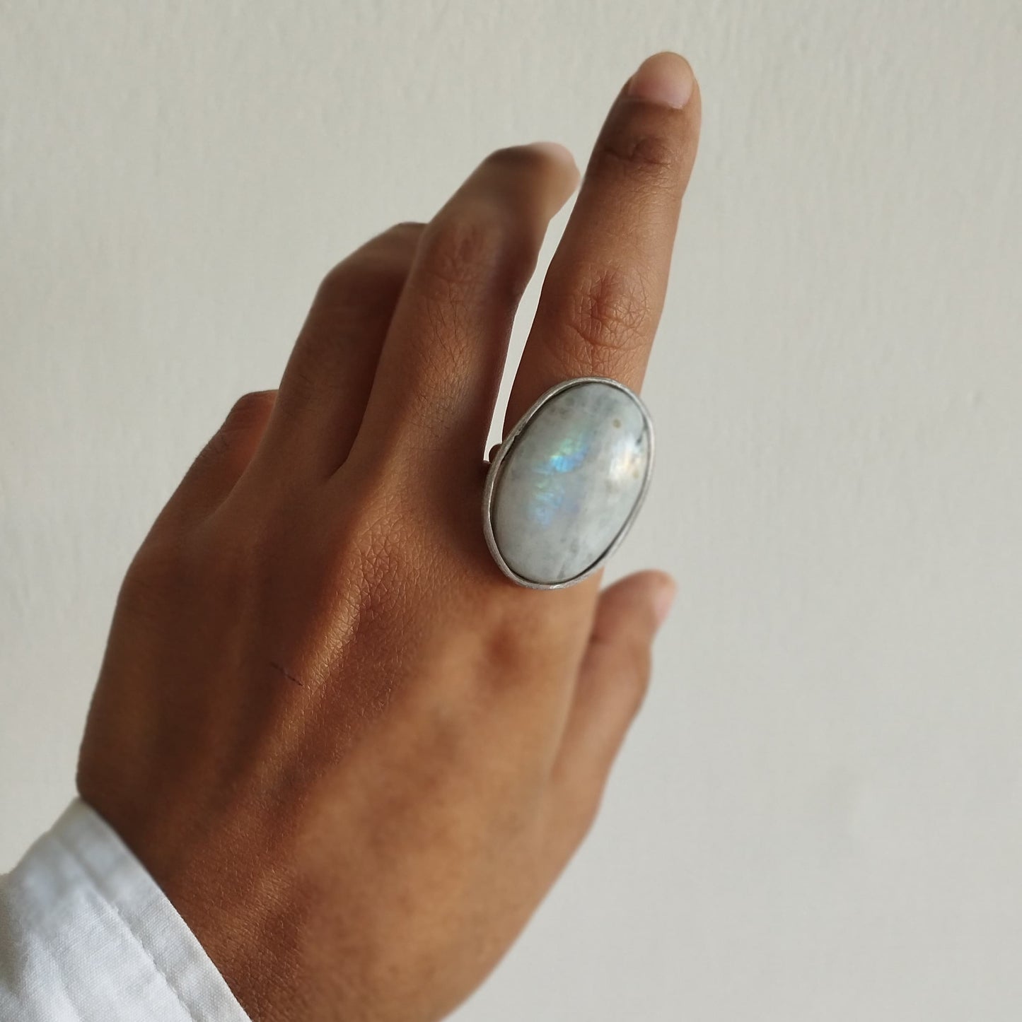 Anillo piedra luna
