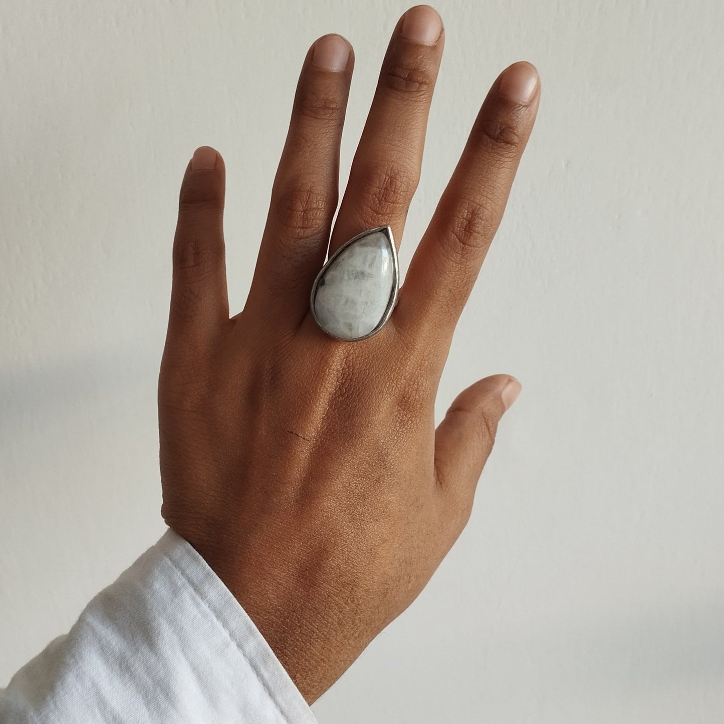 Anillo piedra luna