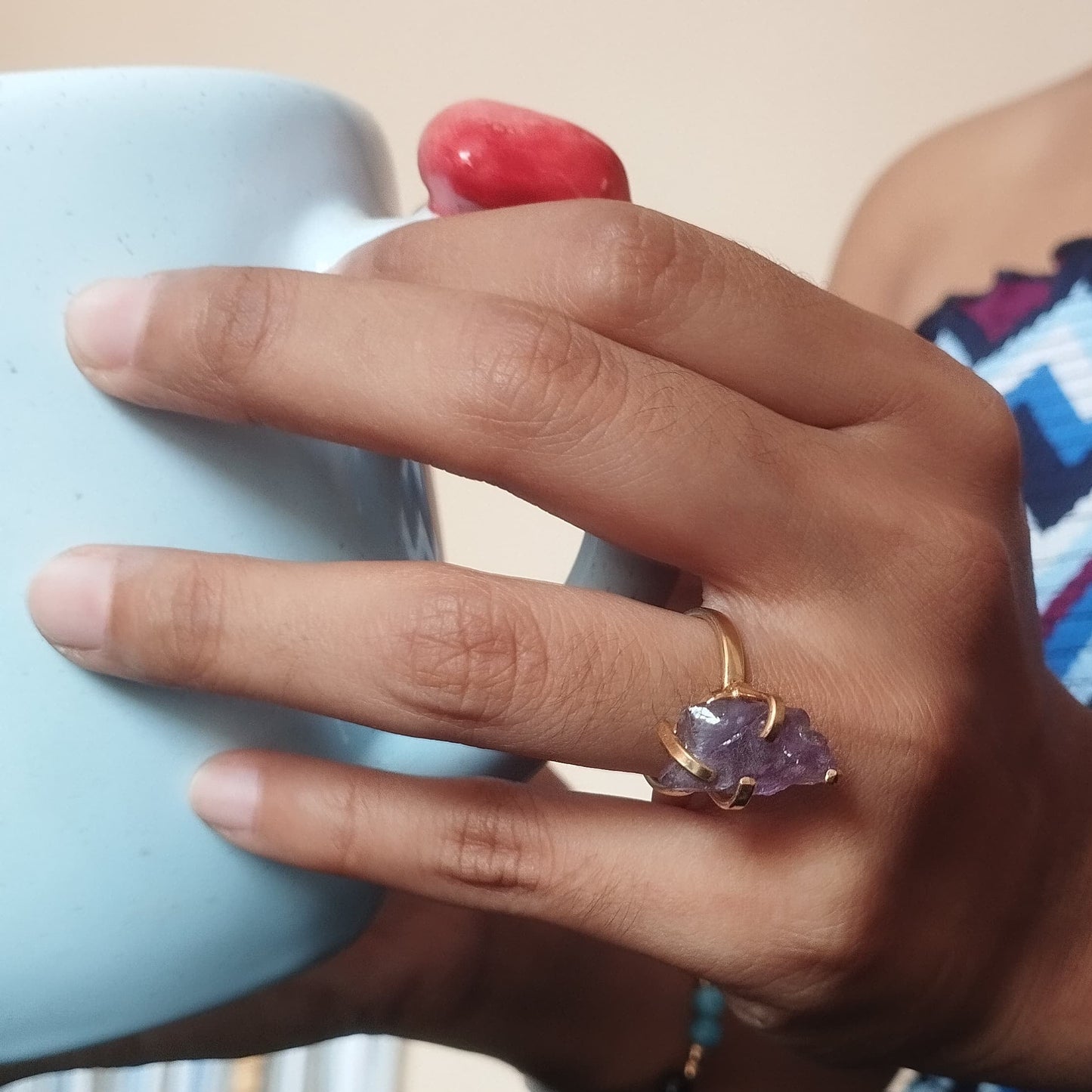 Anillo amatista