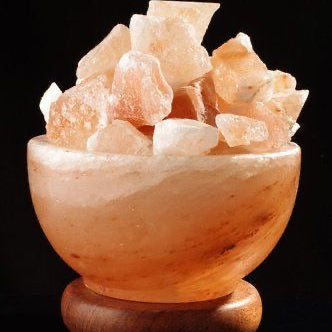 Lampara de sal del Himalaya