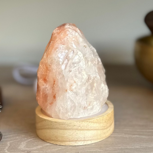 Lampara de sal del Himalaya