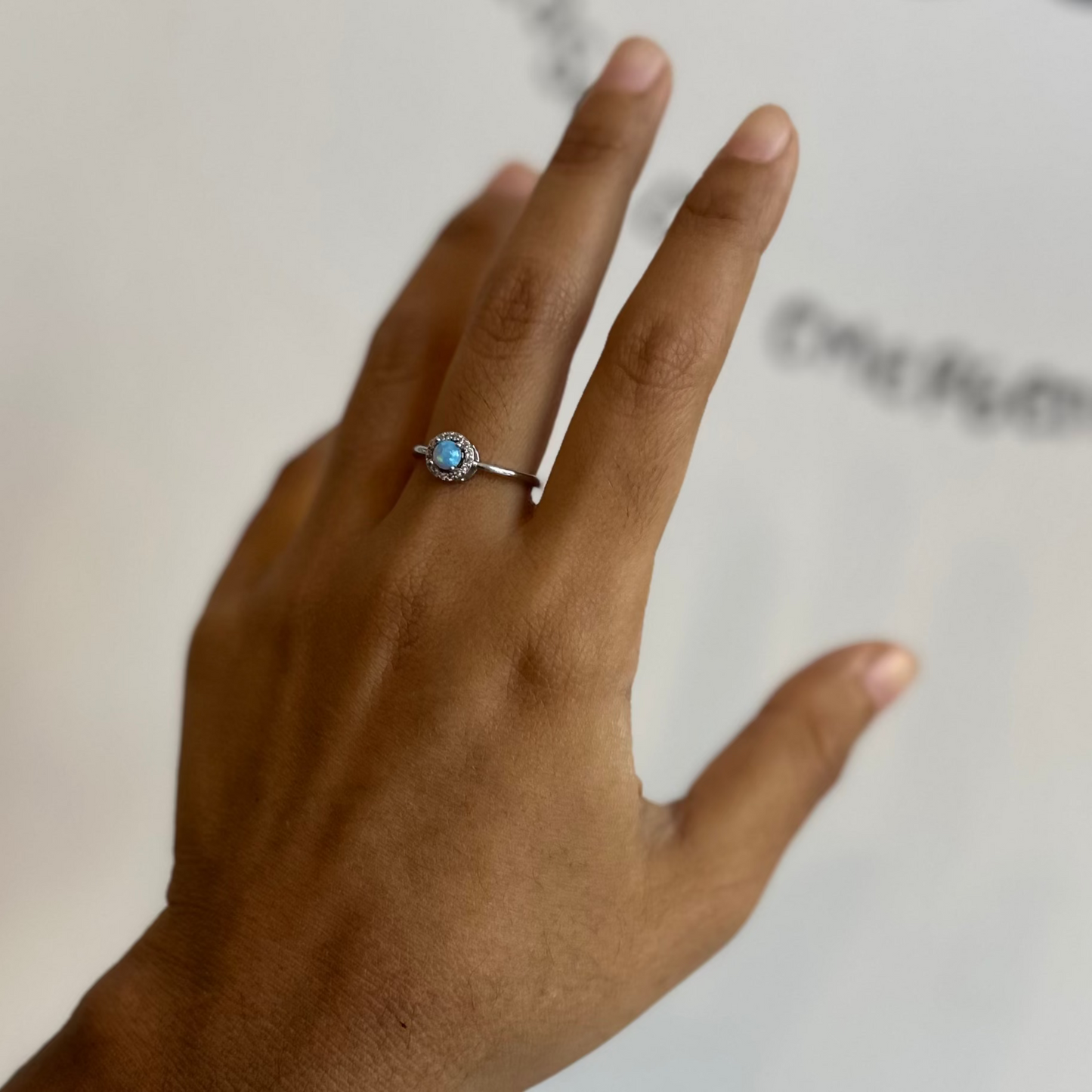 Anillo Ópalo de Etiopia.